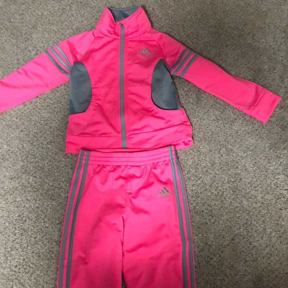 Toddler girls adidas outfit
